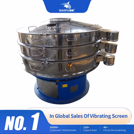 Used Stainless Steel Plastic Powder Separator Circular Vibration Inspection Screen Vibration Screen