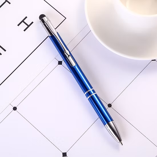 Aluminum Stick Touch Screen Pen, Metal Pen, Ballpoint Pen Metal, Office Pen, Promotional Pen