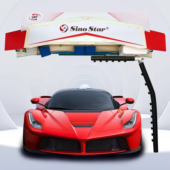 China 100% Professional Automatic Touch Free Car Wash Equipment for Russia Gas Station with Whole Machine 3 Years Warranty