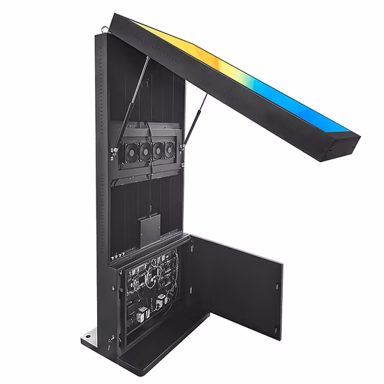 Outdoor 65 Zoll Dual Side Pcap Touch Screen Front Glas Outdoor Totem