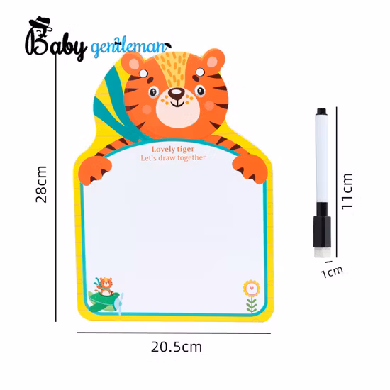 Neues Design aus Holz für Kinder, löschbares Bären-Zeichenbrett für Kinder Z12190b